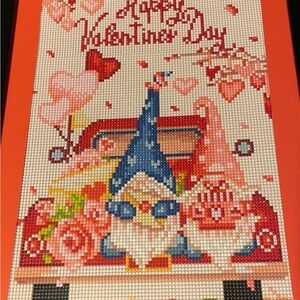 Valentine gnomes Diamond dot painting